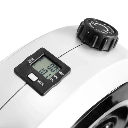Lifespan Fitness Cyclestation 3 exercise bike with ErgoDesk in white and black, featuring a built-in standing desk for versatile workouts