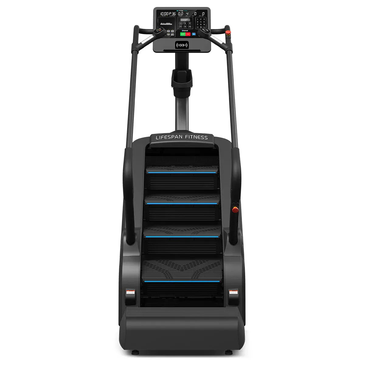 Hlpmedical Lifespan Fitness ST-15 Vertex stair climber with four adjustable levels for indoor gym cardio workouts.