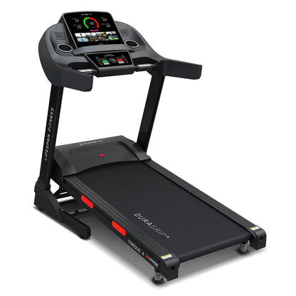 Hlpmedical Lifespan Fitness Torque 4 treadmill with digital display and sturdy frame for indoor running and walking exercises.