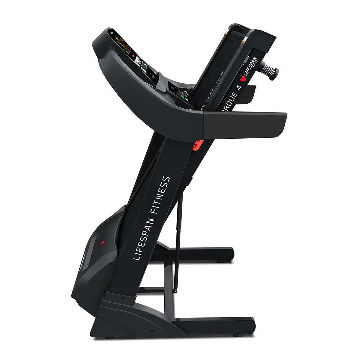 Lifespan Fitness Torque 4 treadmill by Hlpmedical with digital display, running belt, and sturdy frame for home gym exercise.
