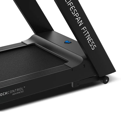Hlpmedical Lifespan Fitness Viper M4 treadmill for exercise and gym workouts, featuring a sturdy running belt and digital display.
