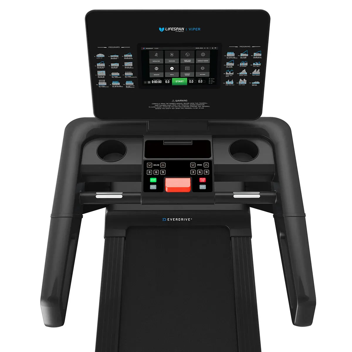 Hlpmedical Lifespan Fitness Viper 5 Smart Treadmill with digital display and running belt for home gym workouts