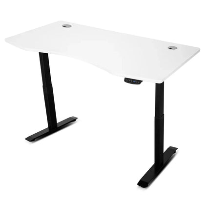 Hlpmedical Lifespan Fitness WalkingPad M2 treadmill with ErgoDesk standing desk and cable management tray, white color, compact design