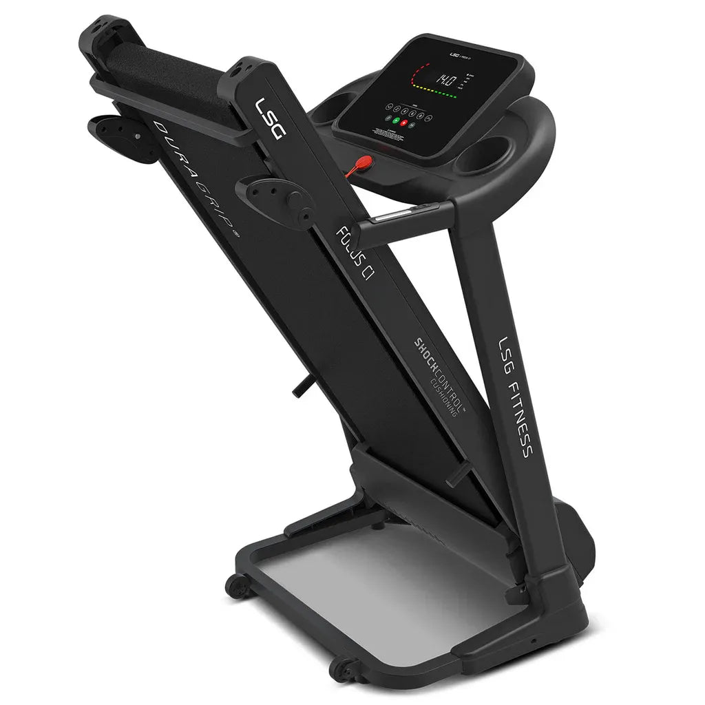 Hlpmedical LSG Focus C1 treadmill for home exercise and fitness, with digital display and sleek design for effective workouts.