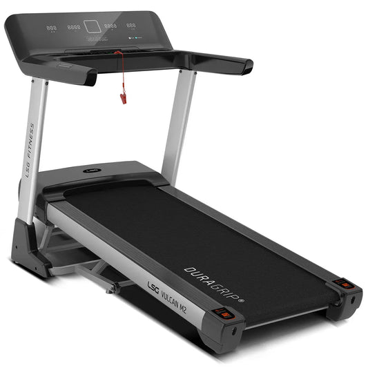 Hlpmedical LSG Fitness Vulcan M2 treadmill with digital display and sturdy running belt for home gym workouts.