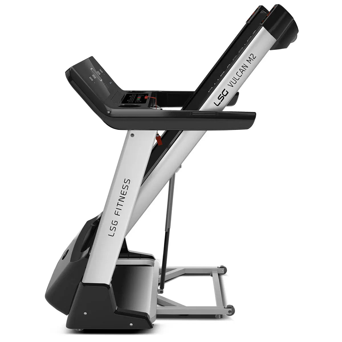 Hlpmedical LSG Fitness VULCAN M2 treadmill for exercise and cardio workouts, featuring a running belt and digital display.