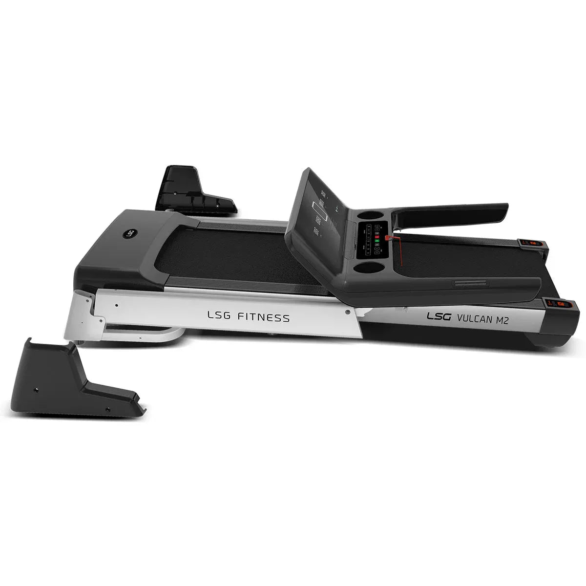 Hlpmedical LSG Fitness VULCAN M2 treadmill with digital display and sturdy running belt for home gym workouts.