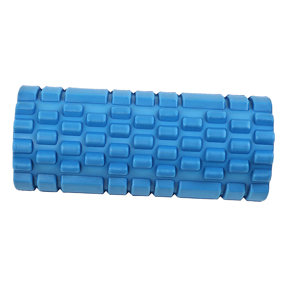 Hlpmedical commercial deep tissue foam roller for yoga and Pilates, used for muscle recovery and myofascial release during exercise.
