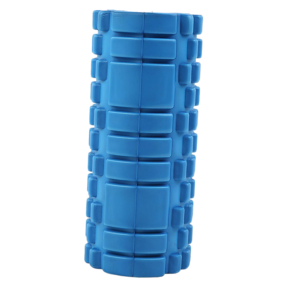 Hlpmedical commercial deep tissue foam roller for yoga and Pilates, shown in a gym setting for muscle relief and recovery.