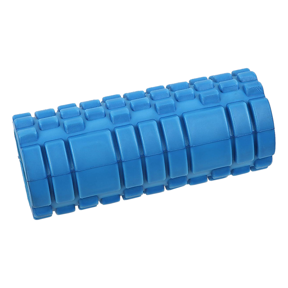 Hlpmedical commercial deep tissue foam roller for yoga and Pilates, cylindrical exercise tool for muscle relief and recovery.