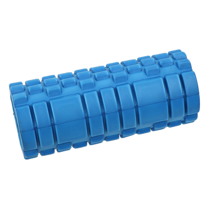 Hlpmedical commercial deep tissue foam roller for yoga and Pilates, cylindrical exercise tool for muscle relief and recovery.