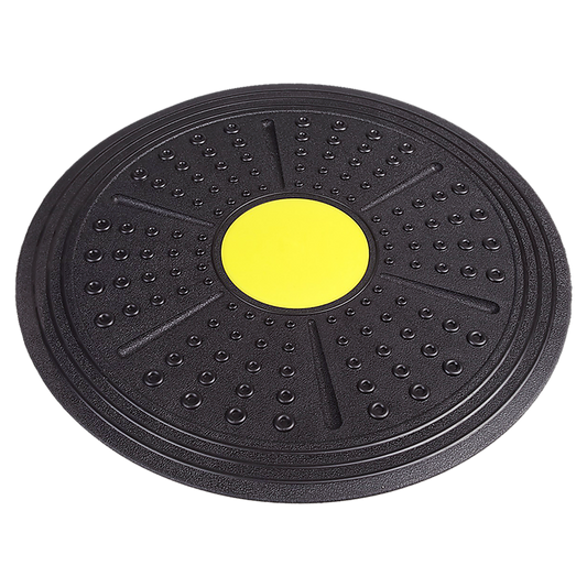 Hlpmedical Pilates wobble balance board for core strength training, exercise and yoga fitness equipment, round wooden surface