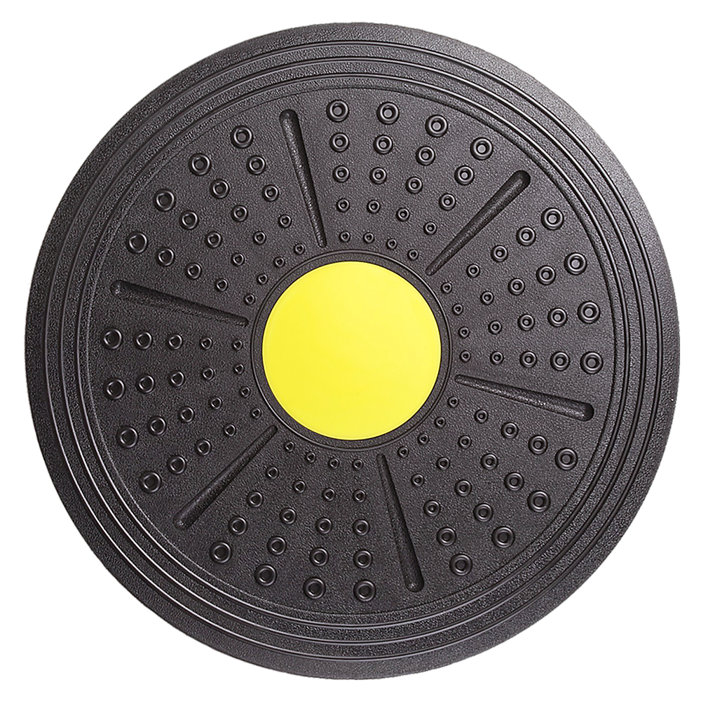 Hlpmedical Pilates wobble balance board for core strength training, with a round wooden surface and non-slip base for stability.