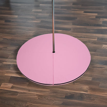 Hlpmedical 160cm diameter exercise mat for dancing pole, ideal for yoga, Pilates, and gym workouts, with a durable surface.