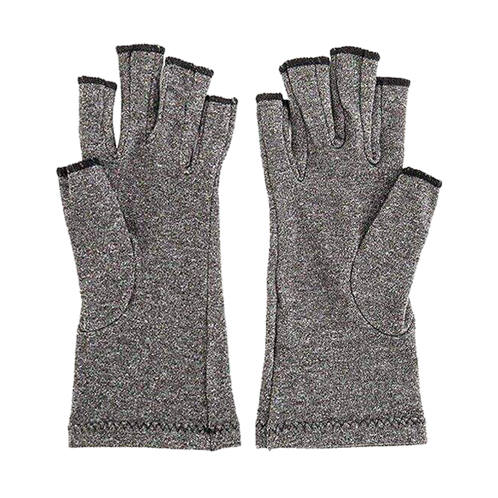 Hlpmedical arthritis compression gloves with finger and wrist support, medium size, designed for joint pain relief and hand stability