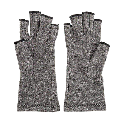 Hlpmedical arthritis compression gloves with finger and wrist support, medium size, designed for joint pain relief and hand stability