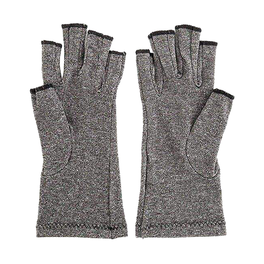 Hlpmedical arthritis compression gloves with finger and wrist support, medium size, designed for joint pain relief and hand stability
