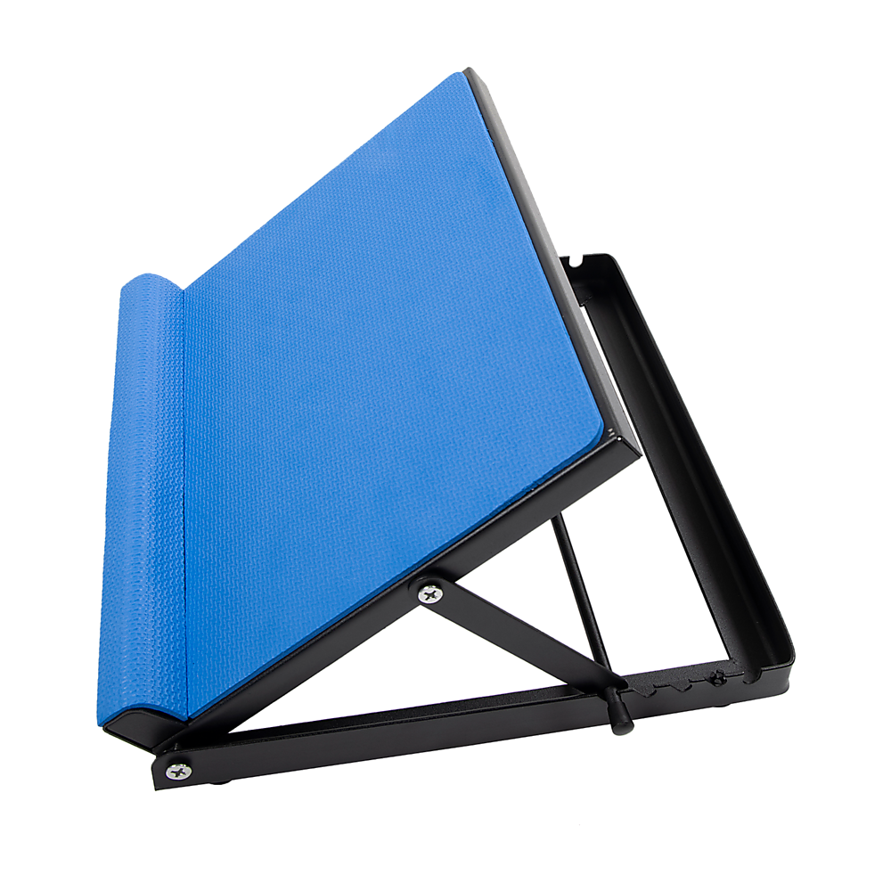 Hlpmedical adjustable slant board stretching ramp for calves and ankles, used for yoga, Pilates, and fitness exercises.