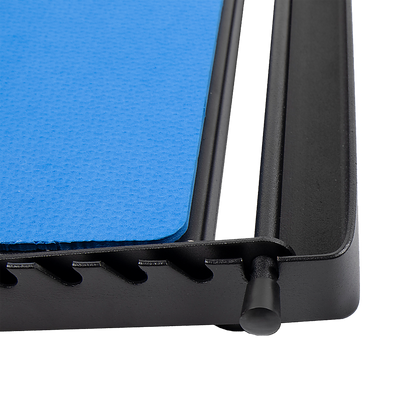Hlpmedical adjustable slant board for calf and ankle stretching, features a wooden incline for yoga and fitness exercises.