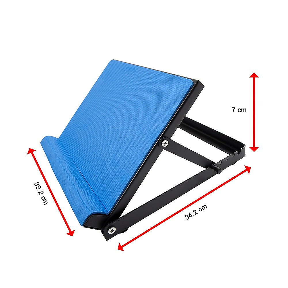 Hlpmedical adjustable slant board stretching ramp for calves and ankles, used for yoga, Pilates, and fitness exercises.