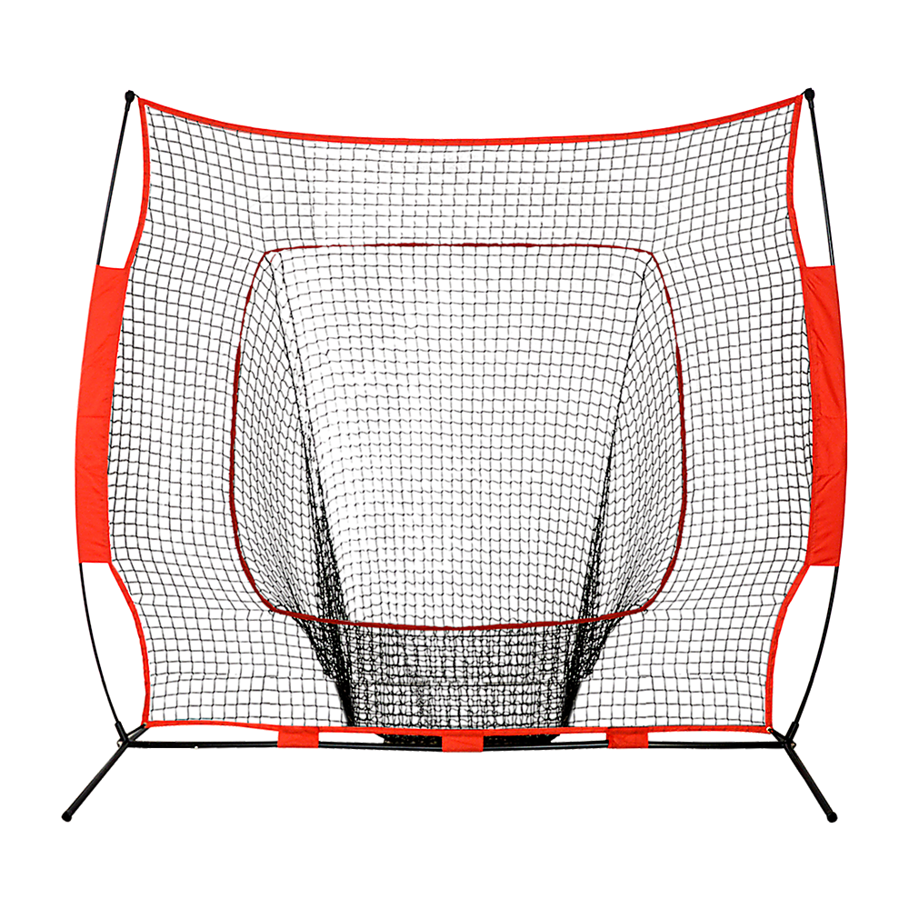 Hlpmedical portable baseball training net stand for softball and tennis practice, lightweight gym equipment for sports training