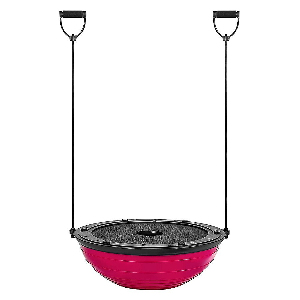 Hlpmedical yoga balance trainer exercise ball with pump and resistance bands for core, arm, and leg workouts, suitable for yoga and fitness.