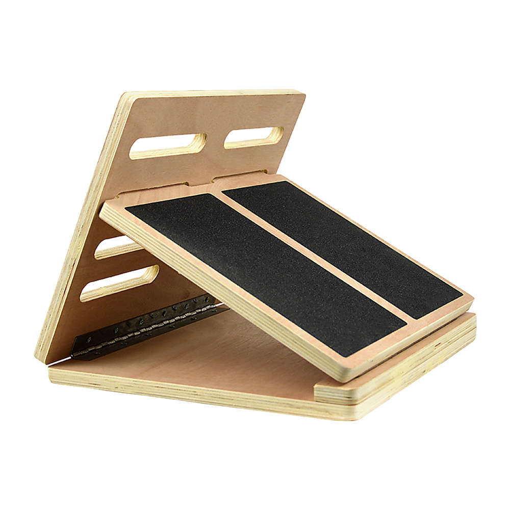 Hlpmedical slant board calf stretcher for incline stretching, used in Egoscue method, designed for yoga and fitness exercises.