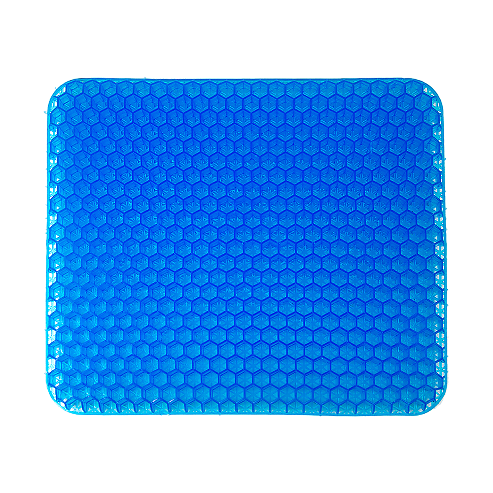 Hlpmedical gel chair seat cushion for lower back pain relief, suitable for wheelchair, car, or office use, with supportive gel padding.