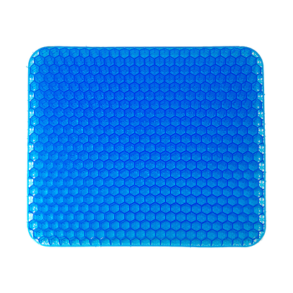 Hlpmedical gel chair seat cushion for lower back pain relief, suitable for wheelchair, car, or office use, with supportive gel padding.