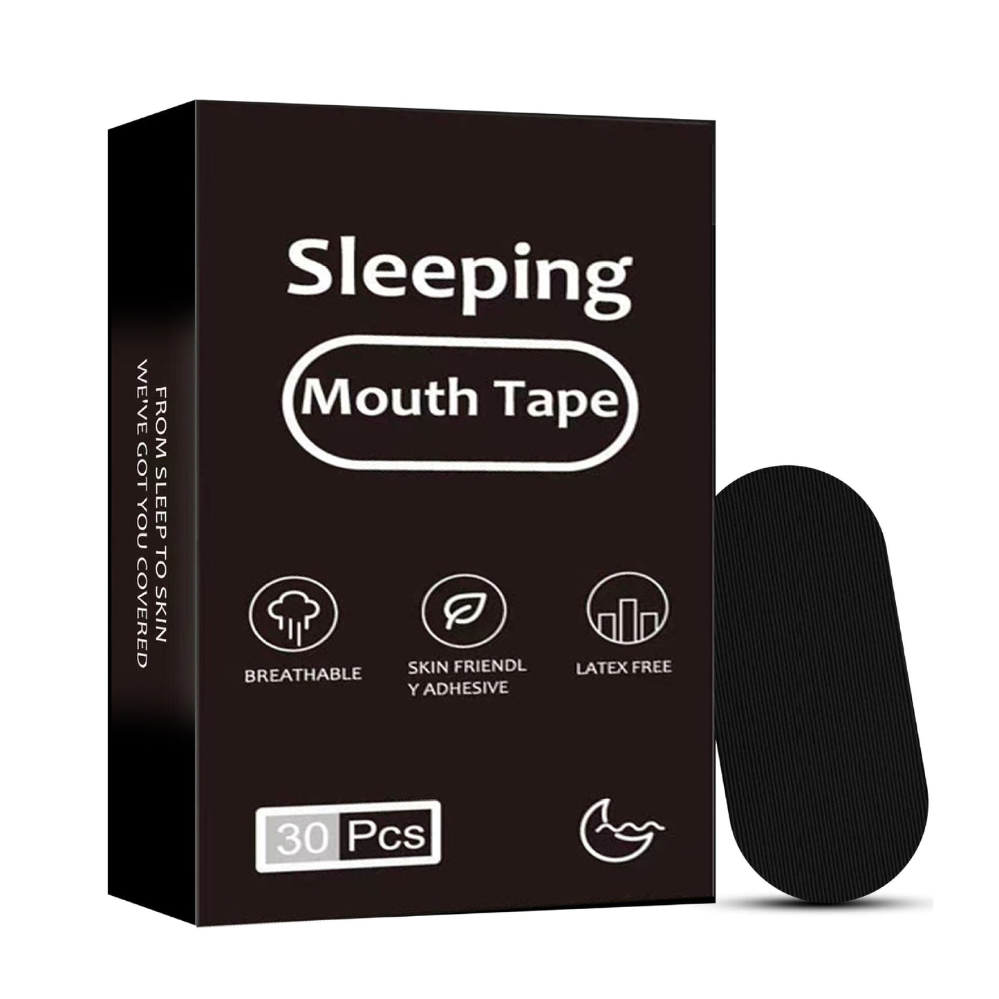 Hlpmedical 2-piece sleep stop snoring strips, breathable and skin-friendly tape for snoring relief and improved sleep.
