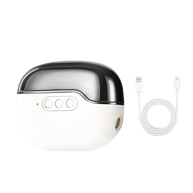 Hlpmedical 4-in-1 electric nail care device with clipper, grinder, polisher, and UV sterilizer in white for personal foot care.