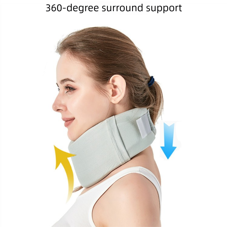 Removable Neck Support Brace – Lightweight Cervical Collar with Breathable Design for Posture Correction and Daily Use(Size:M)