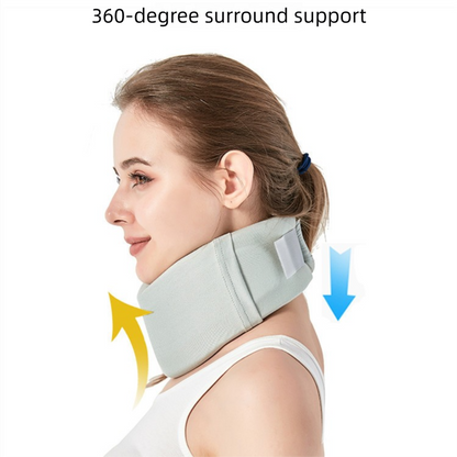 Removable Neck Support Brace – Lightweight Cervical Collar with Breathable Design for Posture Correction and Daily Use(Size:M)
