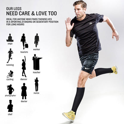Pair of Hlpmedical Miracle Compression Socks in Large/XL size, designed for support and improved circulation.