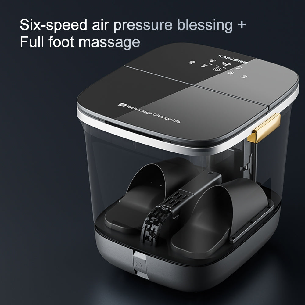 Hoper Layer Foot SPA Airbag Squeezing Foot Massager from Hlpmedical with dry and wet dual-use design, for relaxing foot care.