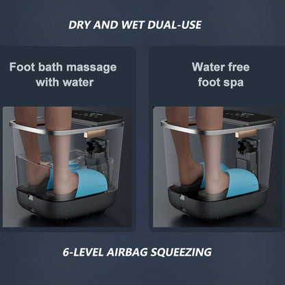 Hoper Layer Foot SPA massager with airbag squeezing, suitable for dry and wet use, by Hlpmedical, for relaxing foot care.