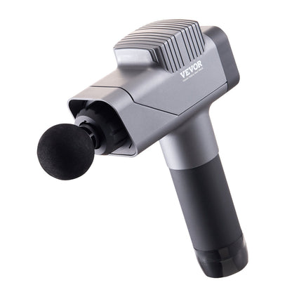 Hlpmedical deep tissue massage gun with 8 speed levels and 6 massage heads, handheld electric muscle massager for pain relief
