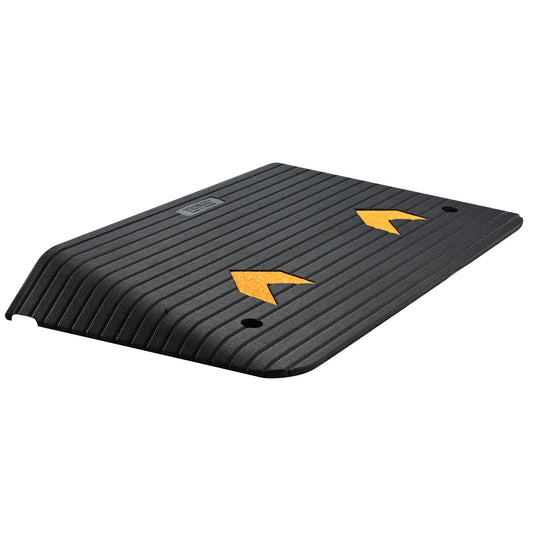 Hlpmedical upgraded rubber threshold ramp with 8.9 cm rise, textured non-slip surface, 15-ton load capacity, suitable for wheelchairs and scooters