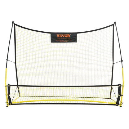 Hlpmedical 2-in-1 portable soccer rebounder net for soccer practice, featuring a rebound wall and carrying bag for team or solo training.