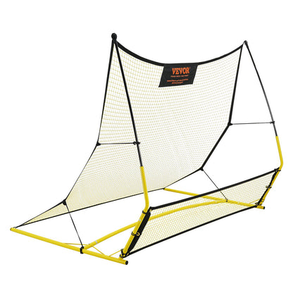 Hlpmedical 2-in-1 portable soccer rebounder net for soccer practice, featuring a rebound wall and carrying bag for team or solo training.