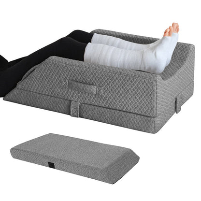 Hlpmedical Leg Wedge Ergonomic booster pillow with adjustable height, memory foam, washable cover for ankle foot support and pain relief.