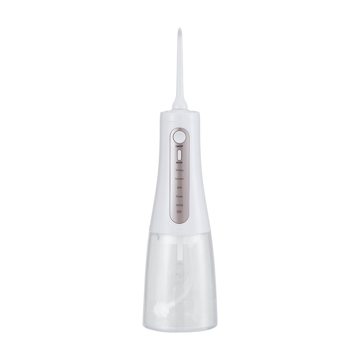 Devanti cordless water flosser in white with ergonomic design, ideal for oral hygiene and dental care at home.