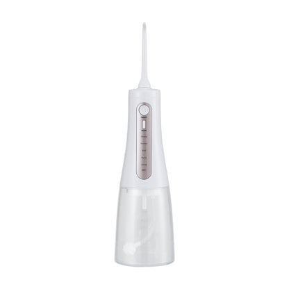 Devanti cordless water flosser in white with ergonomic design, ideal for oral hygiene and dental care at home.