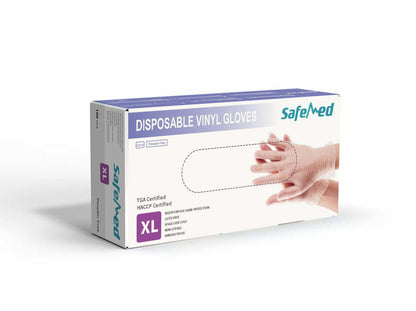 Clear Vinyl Gloves - XL carton
