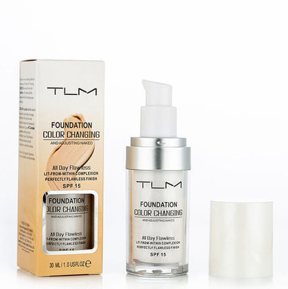 Portable HLP Medical Supplies temperature liquid foundation concealer in natural color for makeup and BB coverage.