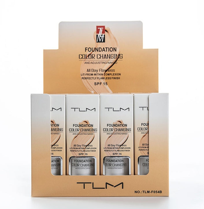HLP Medical Supplies temperature liquid foundation and concealer in natural color, portable makeup for flawless skin.