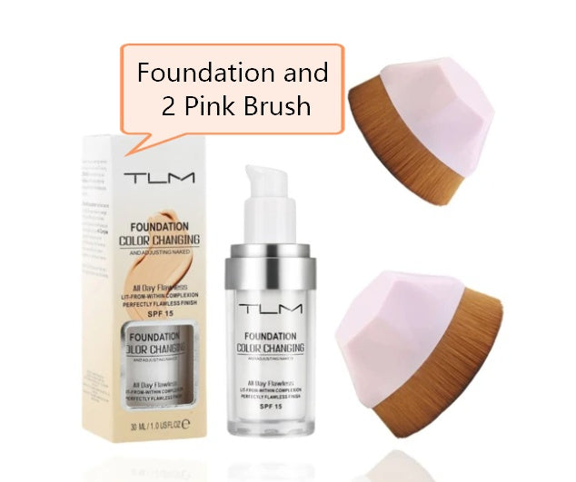 HLP Medical Supplies liquid foundation and concealer in natural color, portable makeup for even skin tone and coverage.