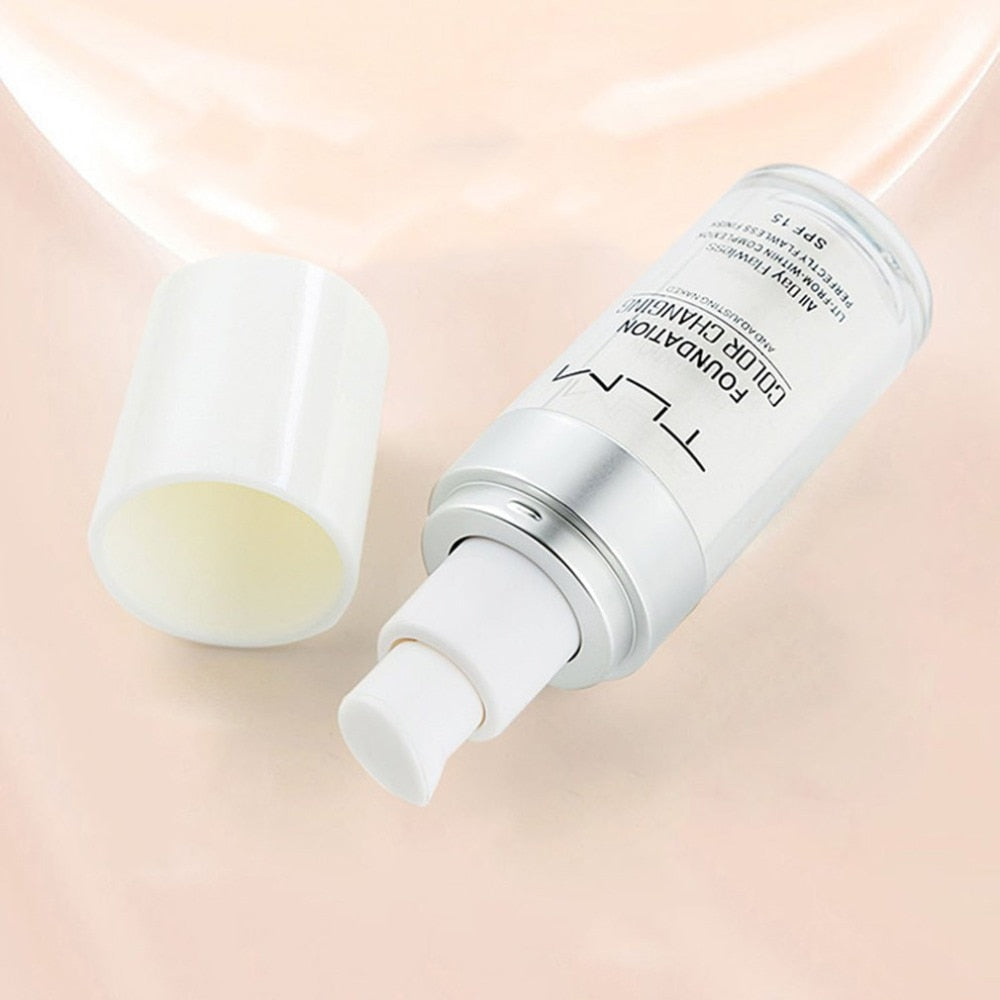HLP Medical Supplies temperature liquid foundation concealer in natural color, portable makeup for even skin tone and blemish coverage