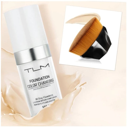 HLP Medical Supplies temperature liquid foundation and concealer in natural color, portable makeup base and BB concealer.