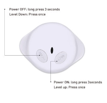 HLP Medical Supplies facial slimming massager for women, V-shape facial lifting device with silicone attachments.